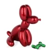 Table Top|Floor Standing^Statues & Sculptures Balloon Dog & Bone 28cm Red Resin Indoor Sculpture