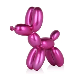 Table Top|Balloon Dogs^Statues & Sculptures Balloon Dog 27cm Fuchsia Resin Indoor Sculpture