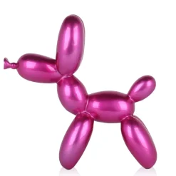 Table Top|Balloon Dogs^Statues & Sculptures Balloon Dog 27cm Fuchsia Resin Indoor Sculpture