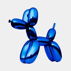 Floor Standing|Balloon Dogs^Statues & Sculptures Balloon Dog 80cm Ocean Blue Fibreglass Indoor Sculpture