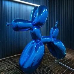 Floor Standing|Balloon Dogs^Statues & Sculptures Balloon Dog 80cm Ocean Blue Fibreglass Indoor Sculpture