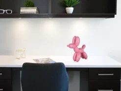 Table Top|Balloon Dogs^Statues & Sculptures Balloon Dog 27cm Pink Resin Indoor Sculpture