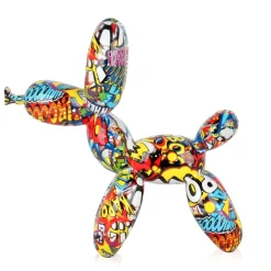 Table Top|Balloon Dogs^Statues & Sculptures Balloon Dog 27cm Pop Art Resin Indoor Sculpture
