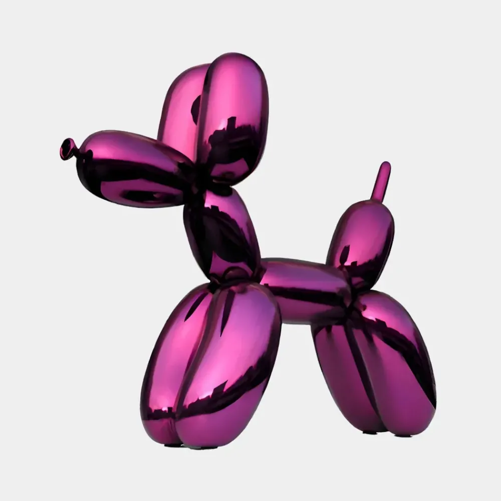 Floor Standing|Balloon Dogs^Statues & Sculptures Balloon Dog 80cm Purple Metal Garden Sculpture