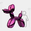Giant|Floor Standing^Statues & Sculptures Balloon Dog 200cm Purple Metal Garden Sculpture