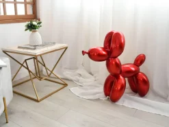 Floor Standing|Balloon Dogs^Statues & Sculptures Balloon Dog 62cm Red Resin Indoor Sculpture