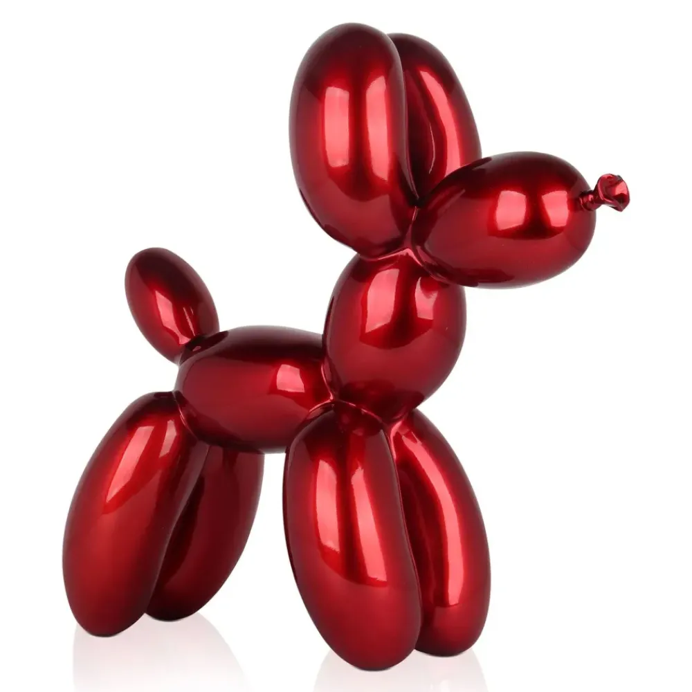Table Top|Floor Standing^Statues & Sculptures Balloon Dog 46cm Red Resin Indoor Sculpture