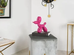 Table Top|Balloon Dogs^Statues & Sculptures Balloon Dog 27cm Rosa Pink Resin Indoor Sculpture