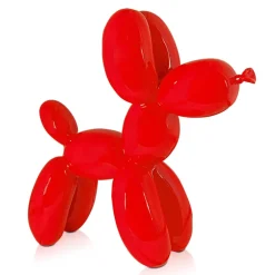 Table Top|Floor Standing^Statues & Sculptures Balloon Dog 46cm Rosso Red Resin Indoor Sculpture