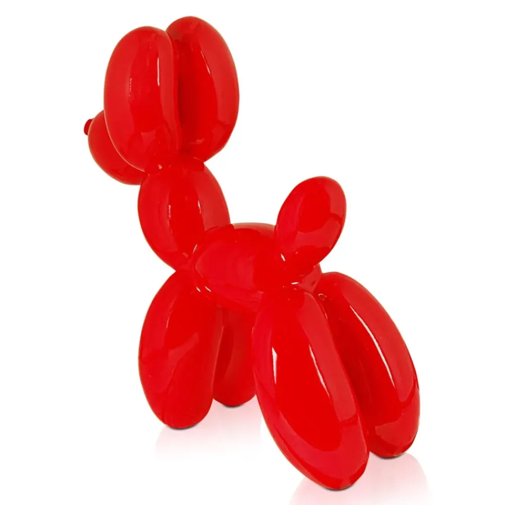 Table Top|Floor Standing^Statues & Sculptures Balloon Dog 46cm Rosso Red Resin Indoor Sculpture