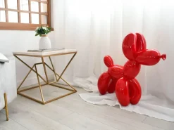 Floor Standing|Balloon Dogs^Statues & Sculptures Balloon Dog 62cm Rosso Red Resin Indoor Sculpture