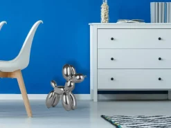 Table Top|Floor Standing^Statues & Sculptures Balloon Dog 46cm Silver Resin Indoor Sculpture