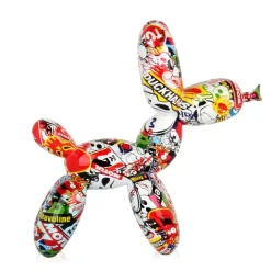 Table Top|Graffiti^Statues & Sculptures Balloon Dog 27cm Street Art Resin Indoor Sculpture