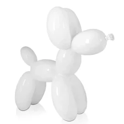 Table Top|Balloon Dogs^Statues & Sculptures Balloon Dog 27cm White Resin Indoor Sculpture