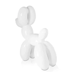 Table Top|Balloon Dogs^Statues & Sculptures Balloon Dog 27cm White Resin Indoor Sculpture