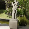Contemporary^Statues & Sculptures Ballroom Grace Contemporary Stone Garden Sculpture