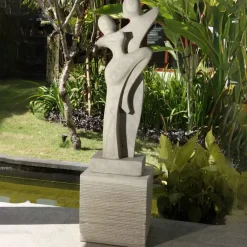 Contemporary^Statues & Sculptures Ballroom Grace Contemporary Stone Garden Sculpture