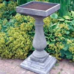 Bird Baths^Statues & Sculptures Baluster 99cm Stone Garden Bird Bath