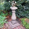 Armillary Sundials^Statues & Sculptures Baluster Medium Armillary Stone Garden Sundial
