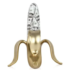 Table Top|Contemporary^Statues & Sculptures Banana Burst 35cm Gold Resin Indoor Sculpture
