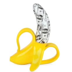 Table Top|Contemporary^Statues & Sculptures Banana Burst 35cm Yellow Resin Indoor Sculpture