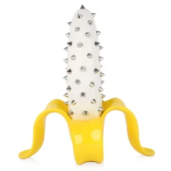 Table Top|Contemporary^Statues & Sculptures Banana Burst 35cm Yellow Stud Resin Indoor Sculpture