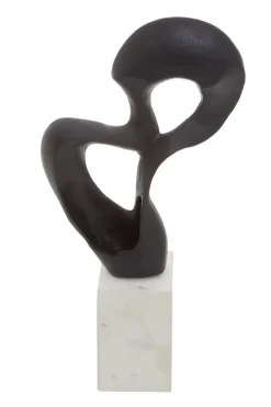 Table Top|Abstract^Statues & Sculptures Black Mirage 52cm Metal Indoor Sculpture
