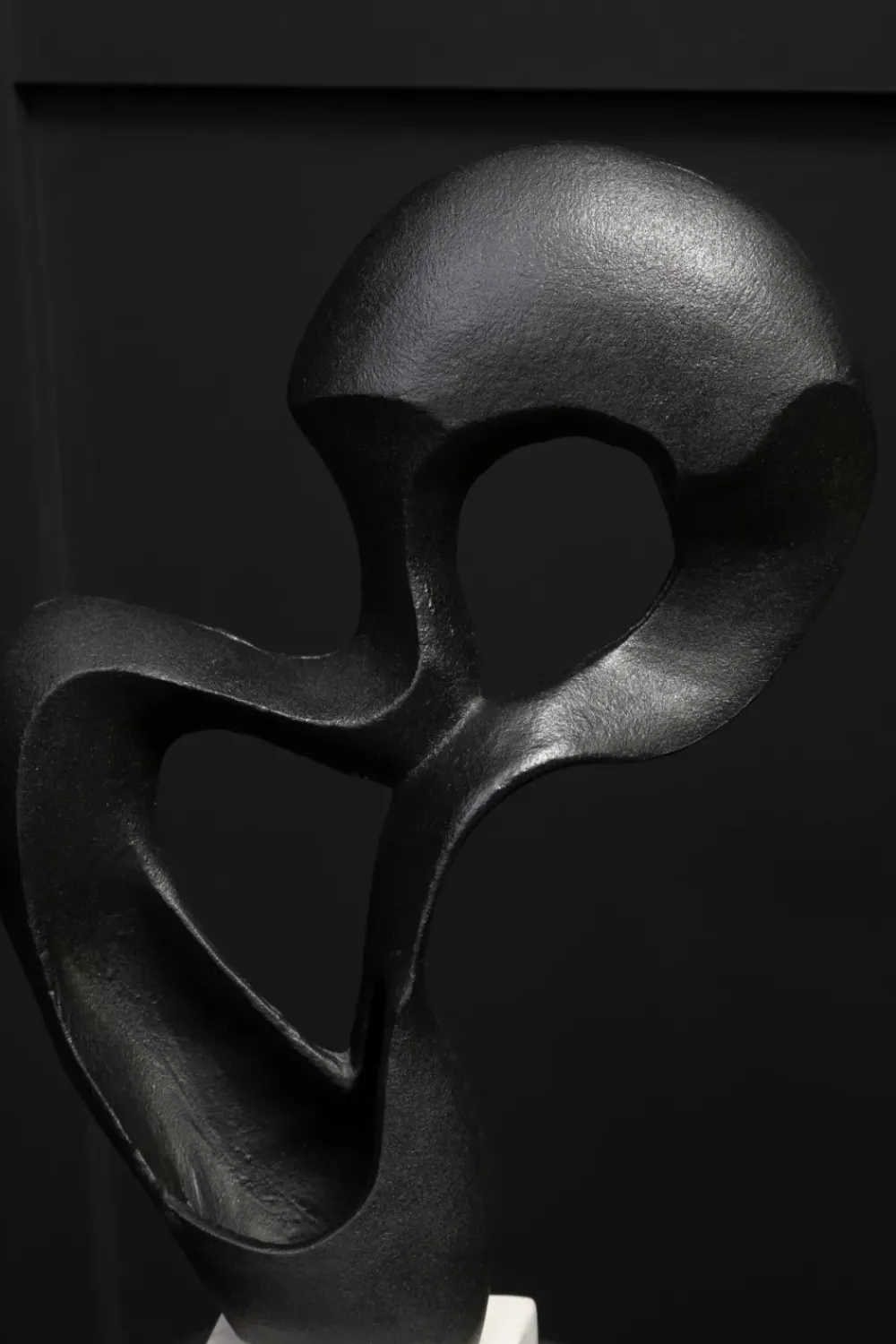 Table Top|Abstract^Statues & Sculptures Black Mirage 52cm Metal Indoor Sculpture