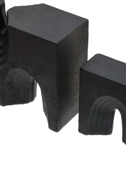 Table Top|Abstract^Statues & Sculptures Block Symphony 18cm Black Resin Indoor Sculptures