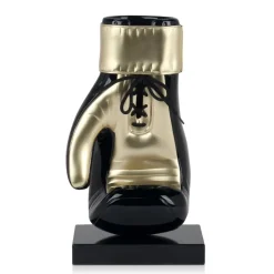 Table Top|Contemporary^Statues & Sculptures Boxing Hero 37cm Black Resin Indoor Sculpture