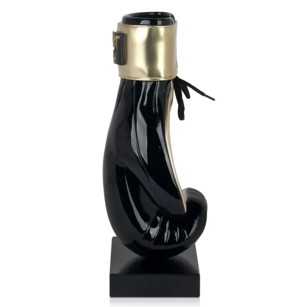 Table Top|Contemporary^Statues & Sculptures Boxing Hero 37cm Black Resin Indoor Sculpture