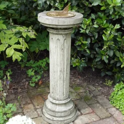 Garden Sundials^Statues & Sculptures Brighton Aged Brass Stone Garden Sundial