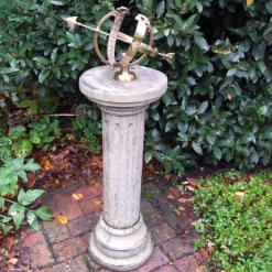 Armillary Sundials^Statues & Sculptures Brighton Armillary 105cm Stone Garden Sundial