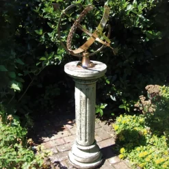 Armillary Sundials^Statues & Sculptures Brighton Armillary 125cm Stone Garden Sundial