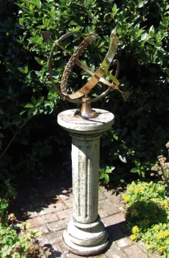 Armillary Sundials^Statues & Sculptures Brighton Armillary 125cm Stone Garden Sundial