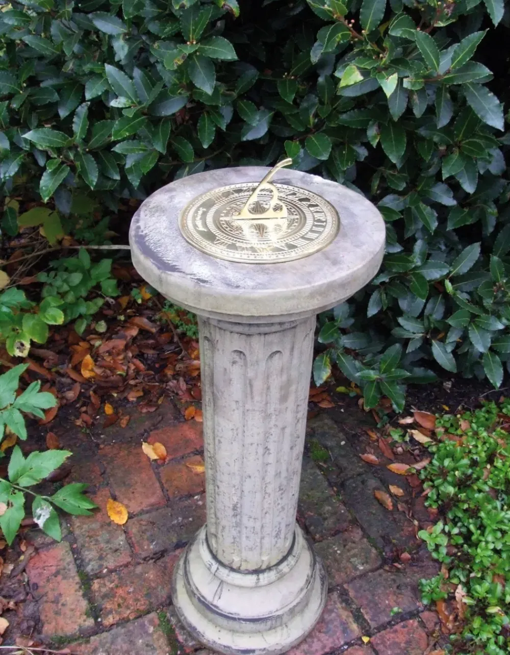 Garden Sundials^Statues & Sculptures Brighton Brass Stone Garden Sundial