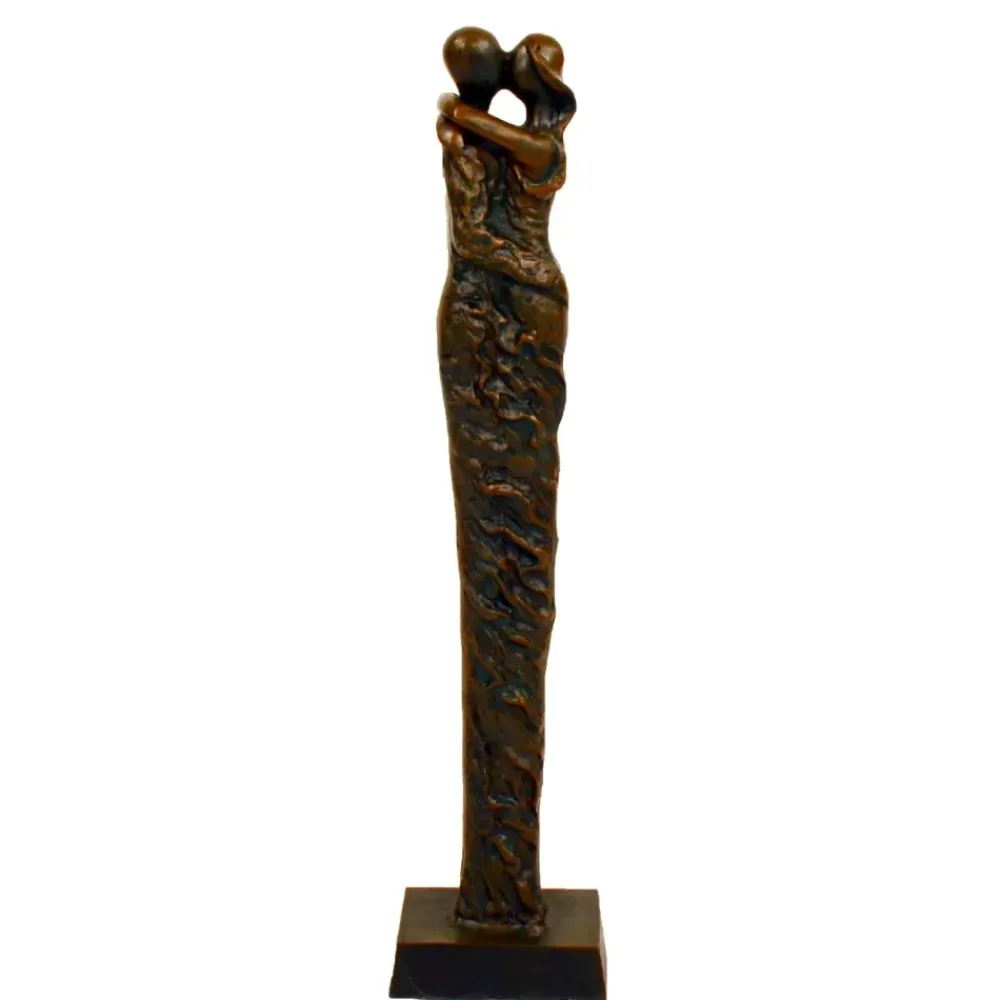Modern^Statues & Sculptures Bronze Forever Love Modern Statue - 63cm Garden Sculpture