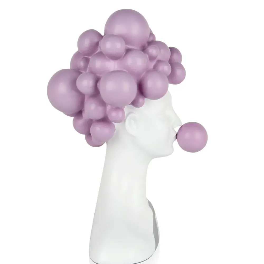 Figurative|Table Top^Statues & Sculptures Bubble Bliss 47cm Lilac Resin Indoor Sculpture