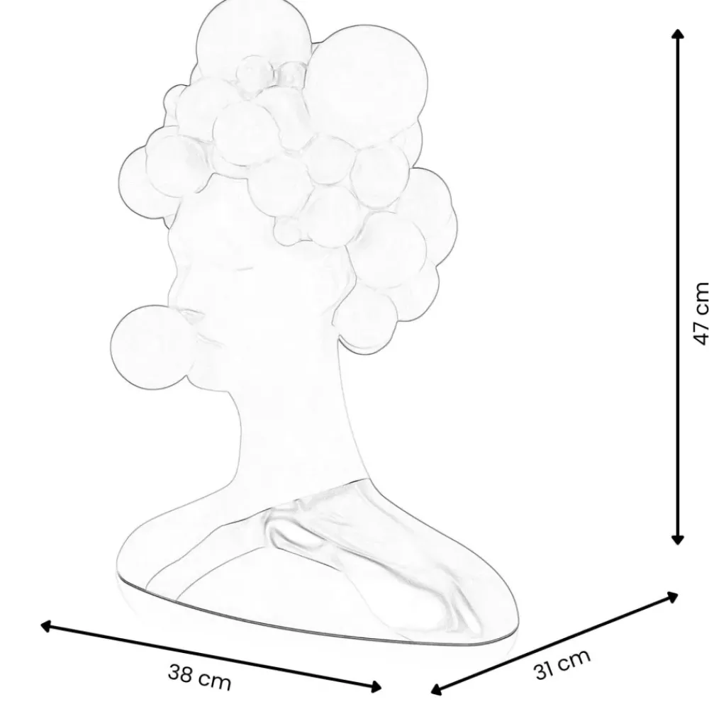 Figurative|Table Top^Statues & Sculptures Bubble Bliss 47cm Lilac Resin Indoor Sculpture
