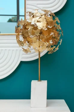 Table Top|Abstract^Statues & Sculptures Butterfly Mirage 64cm Gold Metal Indoor Sculpture