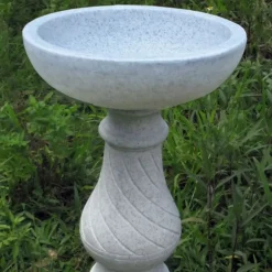 Bird Baths^Statues & Sculptures Buttermere Granite Resin Modern Garden Bird Bath