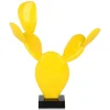 Table Top|Contemporary^Statues & Sculptures Cactus Bloom 61cm Yellow Resin Indoor Sculpture