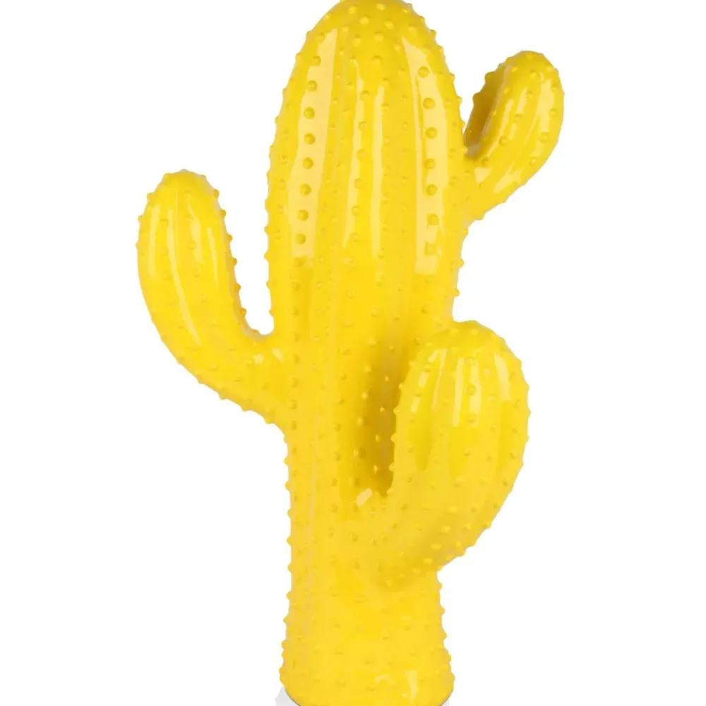 Floor Standing|Contemporary^Statues & Sculptures Cactus Essence 68cm Yellow Resin Indoor Sculpture
