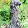 Cats^Statues & Sculptures Cat & Mouse Bronze Resin Garden Ornament