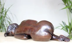 Figurative|Table Top^Statues & Sculptures Caterina I Figurine Bronze Indoor Sculpture