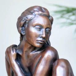 Figurative|Table Top^Statues & Sculptures Caterina II Figurine Bronze Indoor Sculpture