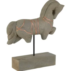 Table Top|Animals^Statues & Sculptures Celestial Horse 40cm Wood Indoor Sculpture