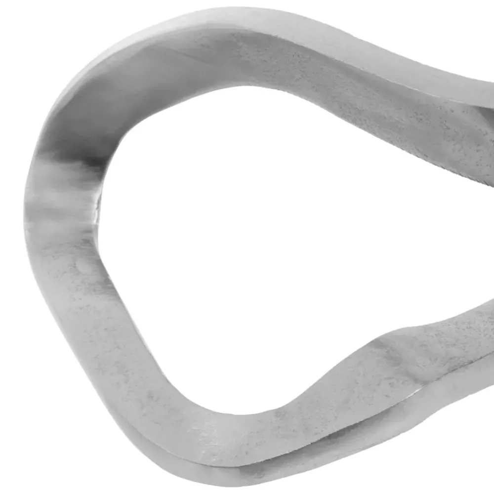 Table Top|Abstract^Statues & Sculptures Celestial Loop 24cm Silver Metal Indoor Sculpture