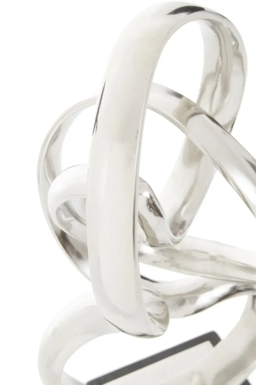 Table Top|Abstract^Statues & Sculptures Celestial Loop 46cm Silver Metal Indoor Sculpture