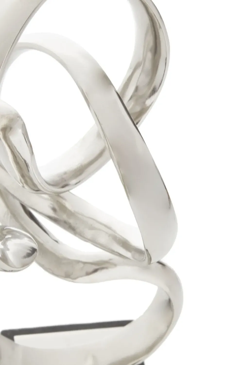 Table Top|Abstract^Statues & Sculptures Celestial Loop 46cm Silver Metal Indoor Sculpture